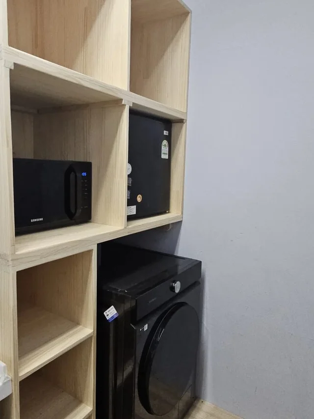 계단하부목공수납제작 관련 현장 사진