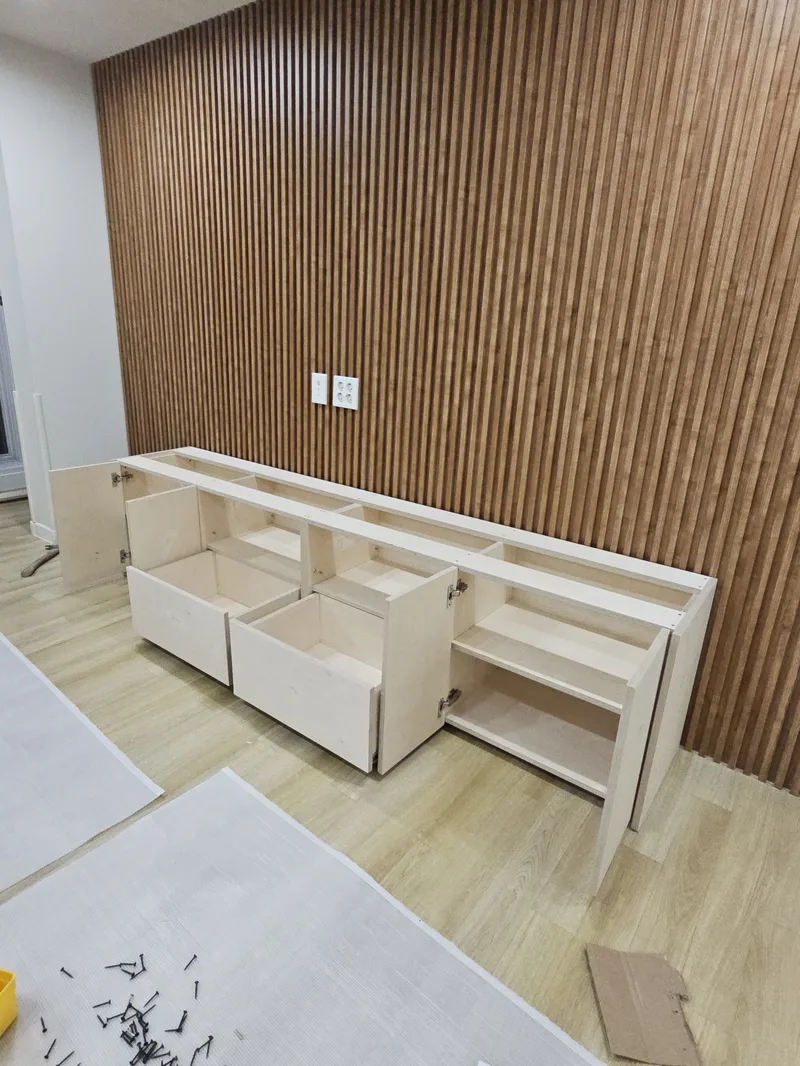인테리어목공전후사진 1단계 현장 확인·먹매김